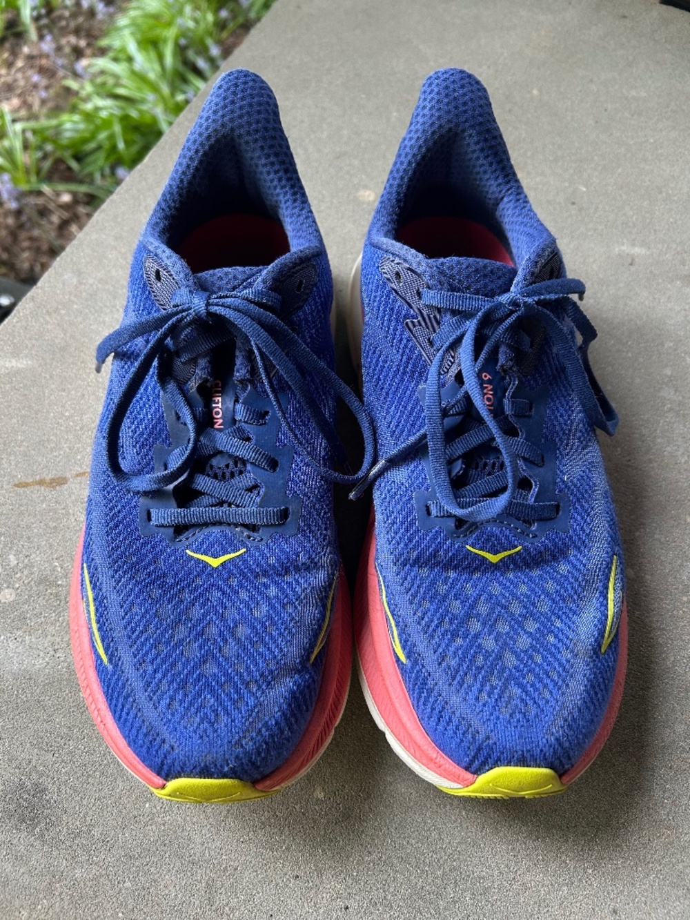 Hoka Clifton running shoe, 8.5W